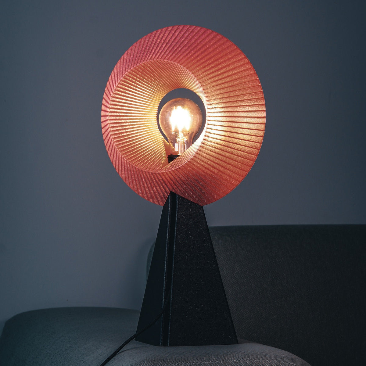 Solar Halo Sculptural Accent Lamp