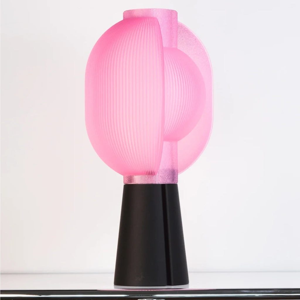 Fin Capsule Totem Lamp — Architectural Lantern Sculpture
