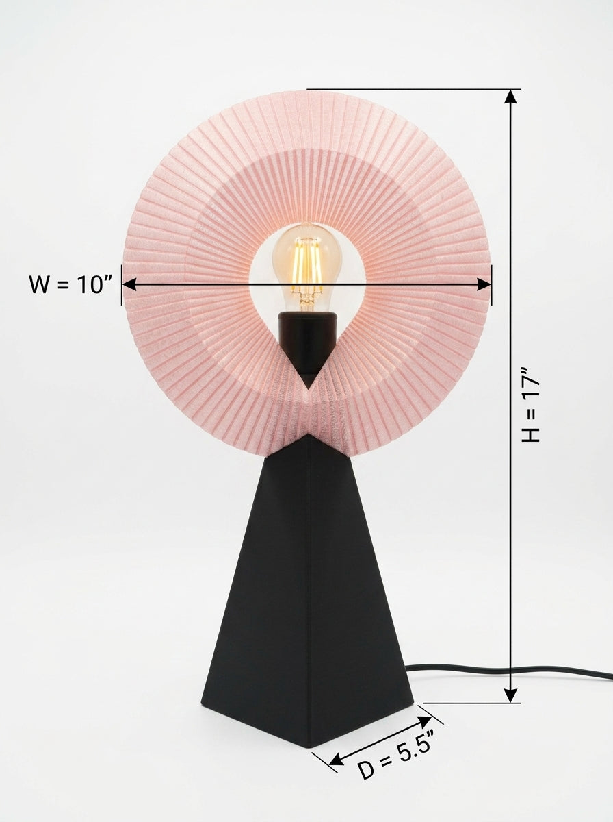 Solar Halo Sculptural Accent Lamp