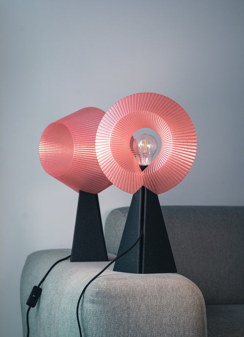 Angled Turbine Studio Lamp — Brutalist Modernist Task Light