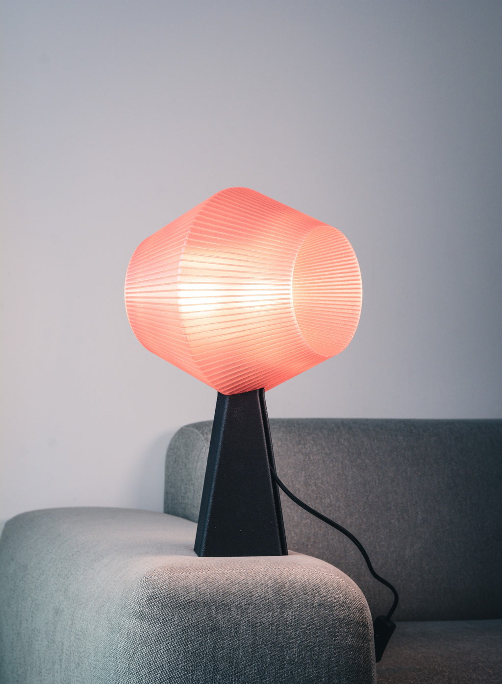 Angled Turbine Studio Lamp — Brutalist Modernist Task Light