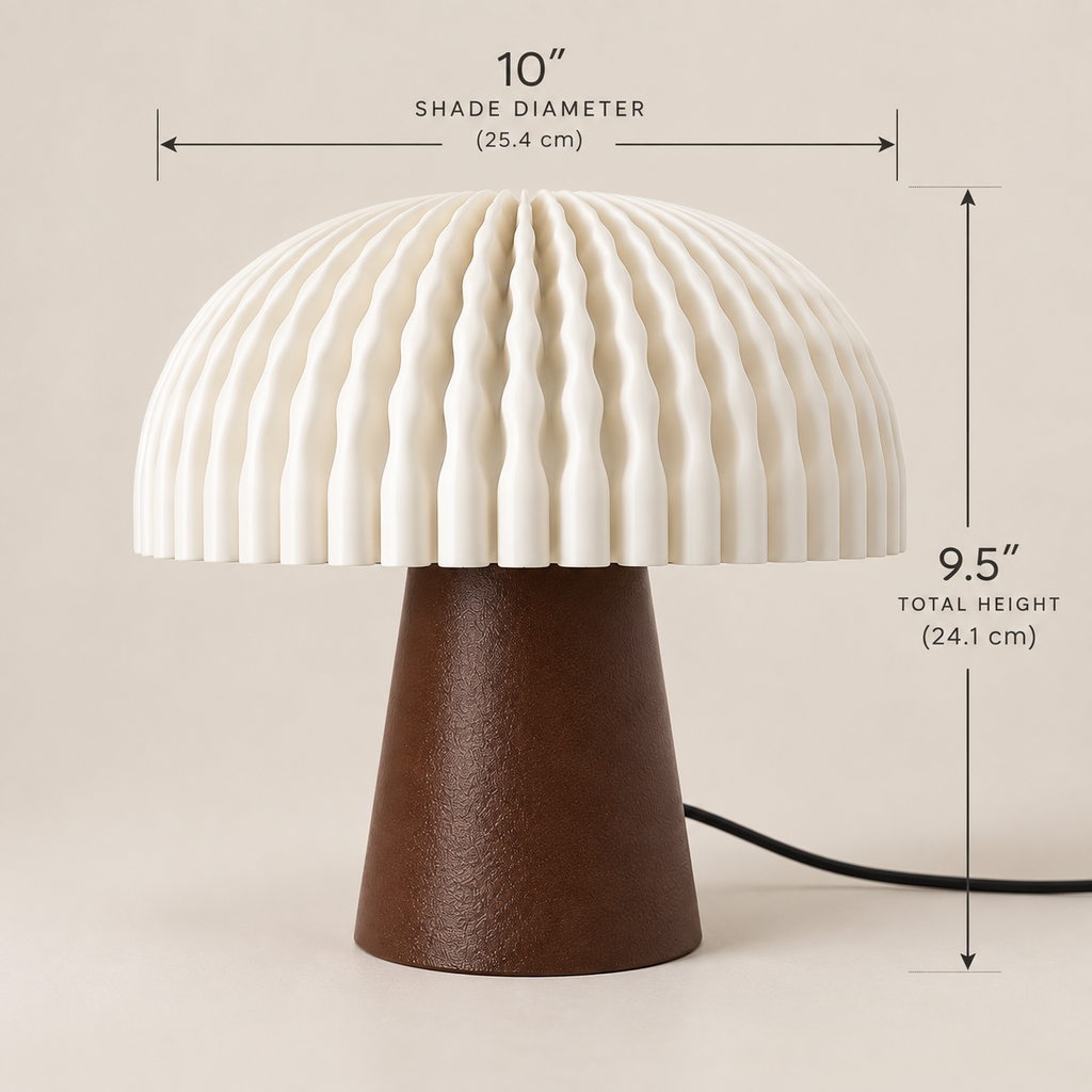 Mushroom Dome Table Lamp