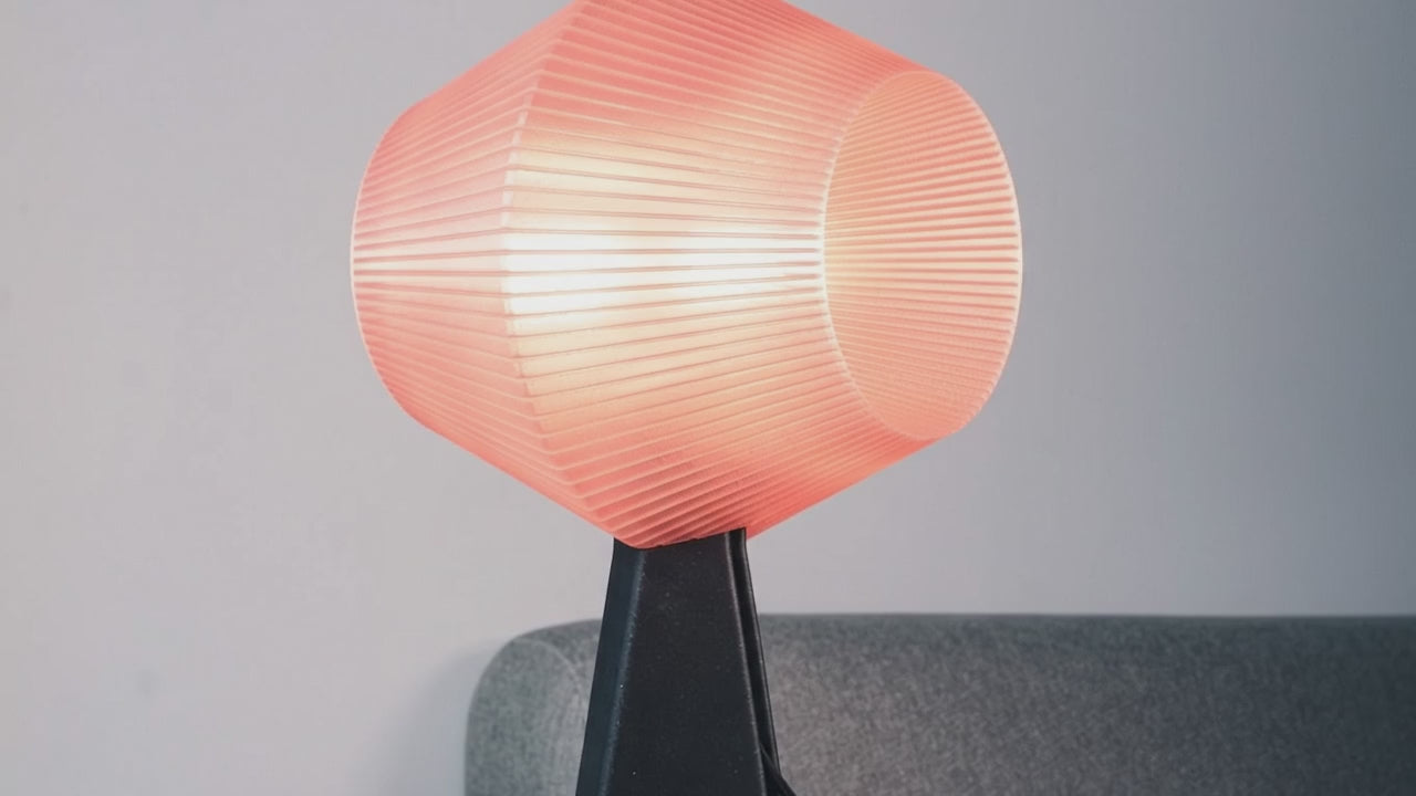 Angled Turbine Studio Lamp — Brutalist Modernist Task Light